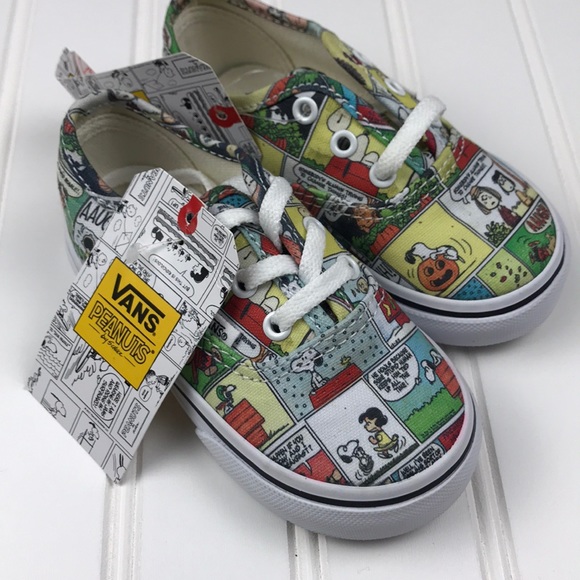 vans peanuts toddler shoes